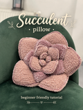 Crochet succulent pillow (pdf)