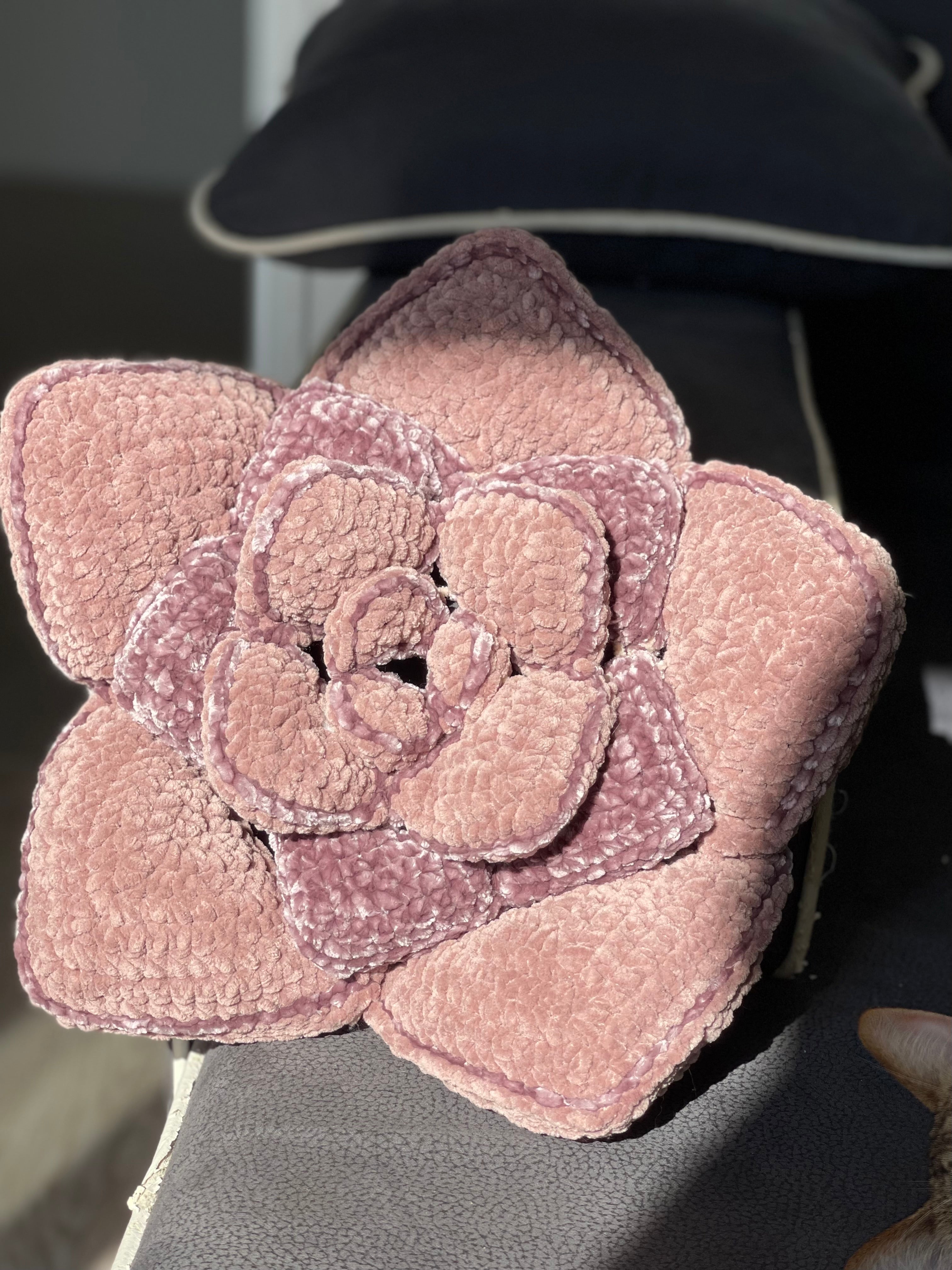 Crochet succulent pillow (pdf)