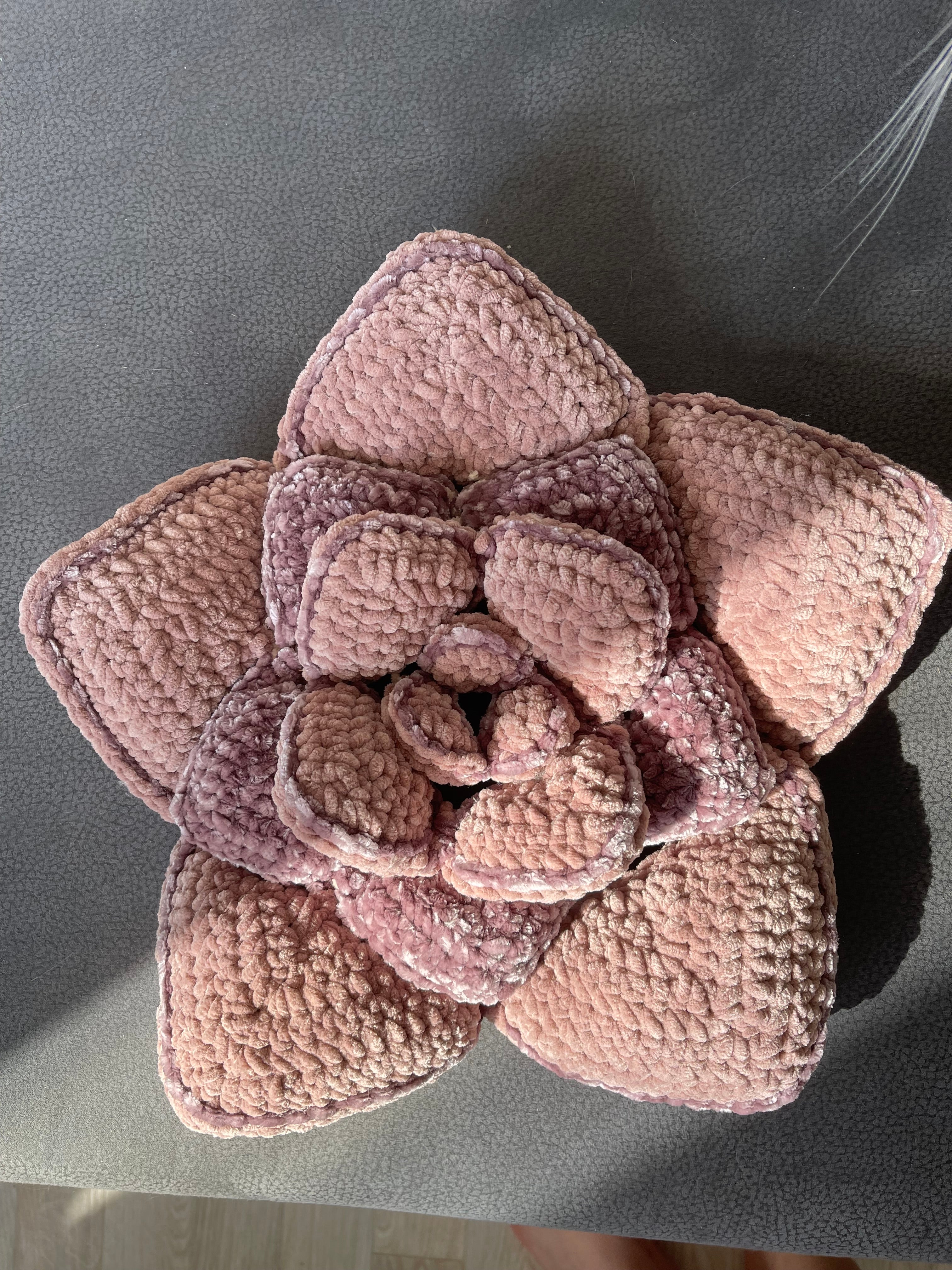 Crochet succulent pillow (pdf)