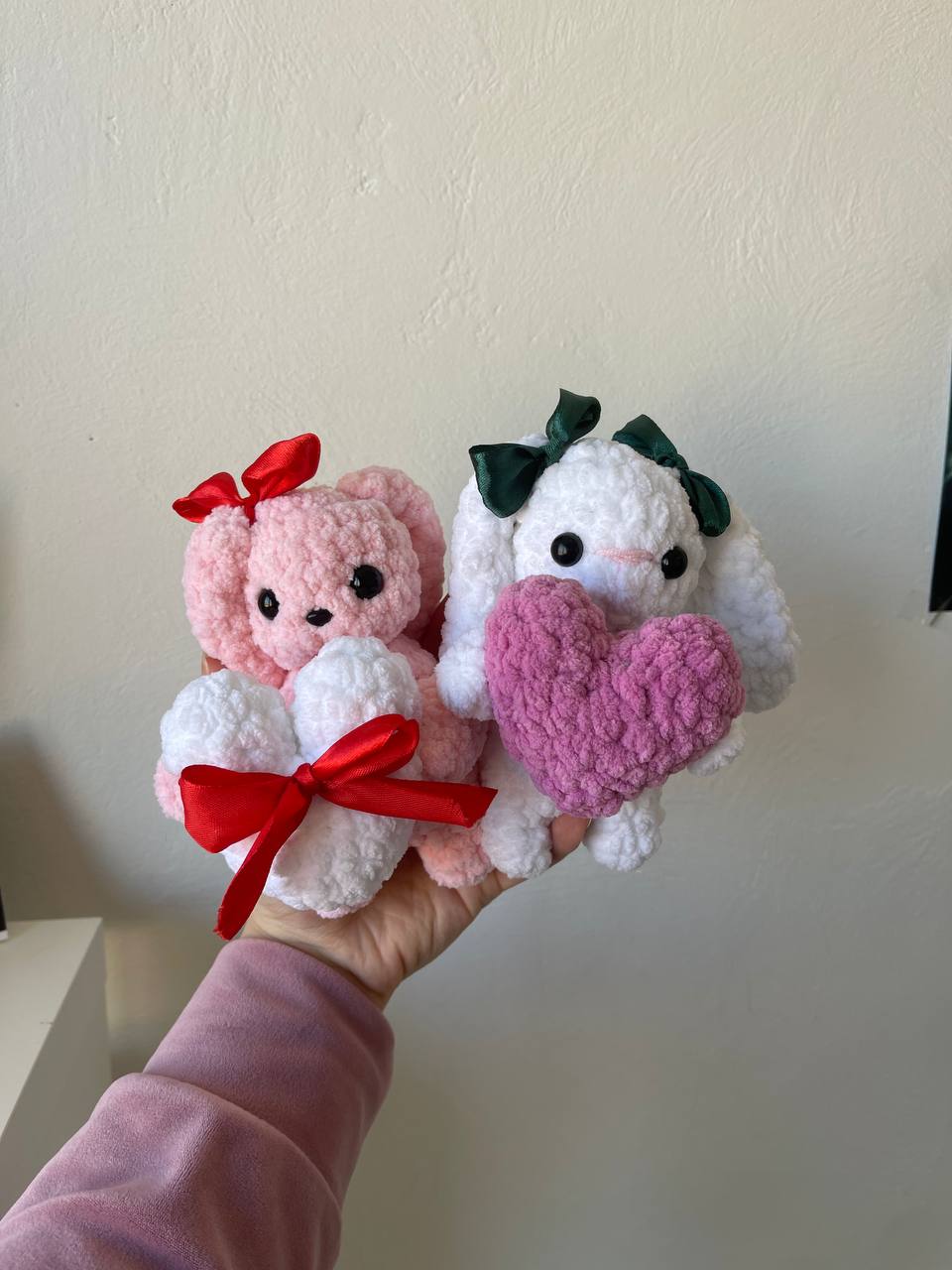 Valentine bunnies (charity pdf pattern)